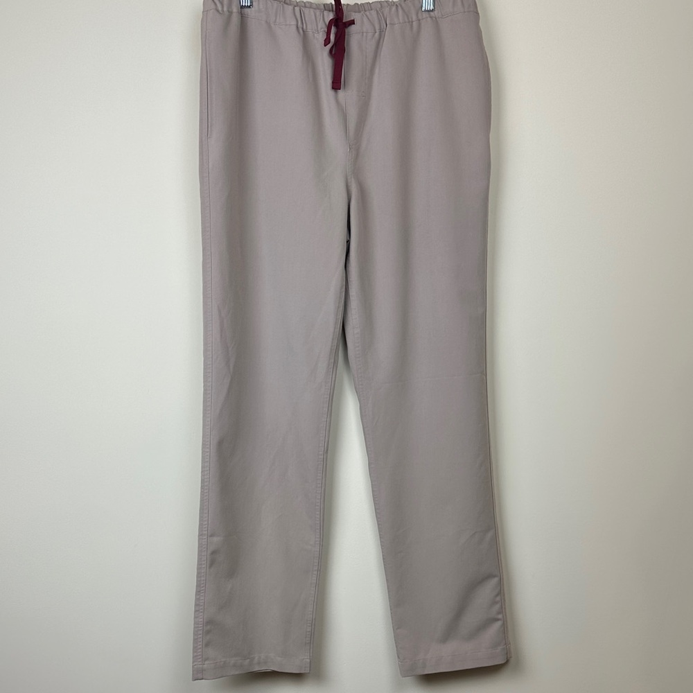 FIGS Khaki High Waisted Technical Collection Scrub Pants Size Medium